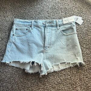 Abercrombie & Fitch Light Blue Jean Shorts